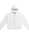 "GHOST" ZIP-UP HOODIE // OFF-WHITE