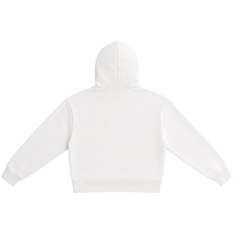 "GHOST" ZIP-UP HOODIE // OFF-WHITE