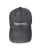 “SIGNATURE” DISTRESSED DAD HAT // WASHED BLACK