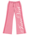 “INTROVERT” TRACK PANTS // PINK