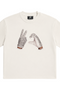 "2CHASE X INTROVERT" GRAPHIC OVERSIZED TEE // OFF-WHITE